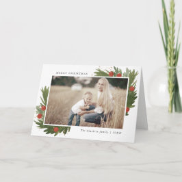 Acuarela festiva - tarjeta de felicitación de la