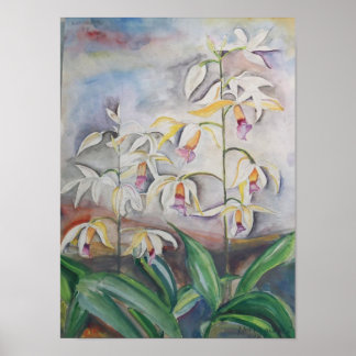 Acuarela Floral – Arte de Pared de Flores Elegante