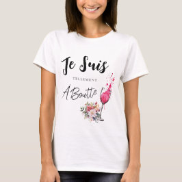 Acuarela floral francesa a la camiseta de Boutte