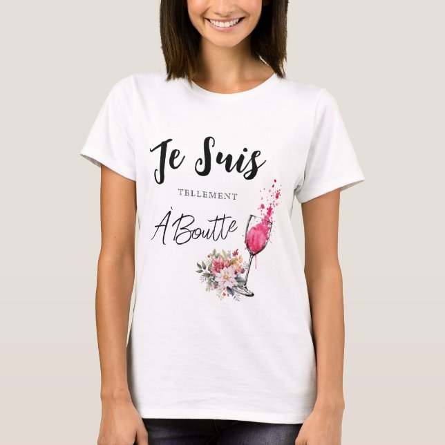 Acuarela floral francesa a la camiseta de Boutte (Anverso)