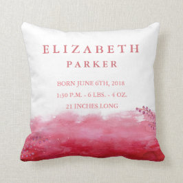 Acuarela Floral Jardín Estar almohada