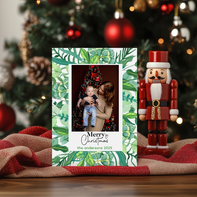 Acuarela floral marrón navidad |Feliz Navidad (Subido por el creador)