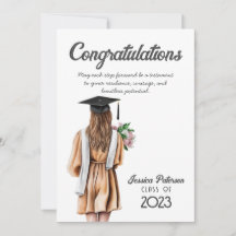 Acuarela Floral Rubia Chica felicitaciones