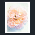acuarela Impresión de arte poster Rosa Peony<br><div class="desc">Esta impresión de arte poster es de una acuarela digital de un peón rosa. Elija entre una variedad de papeles y tamaños.</div>