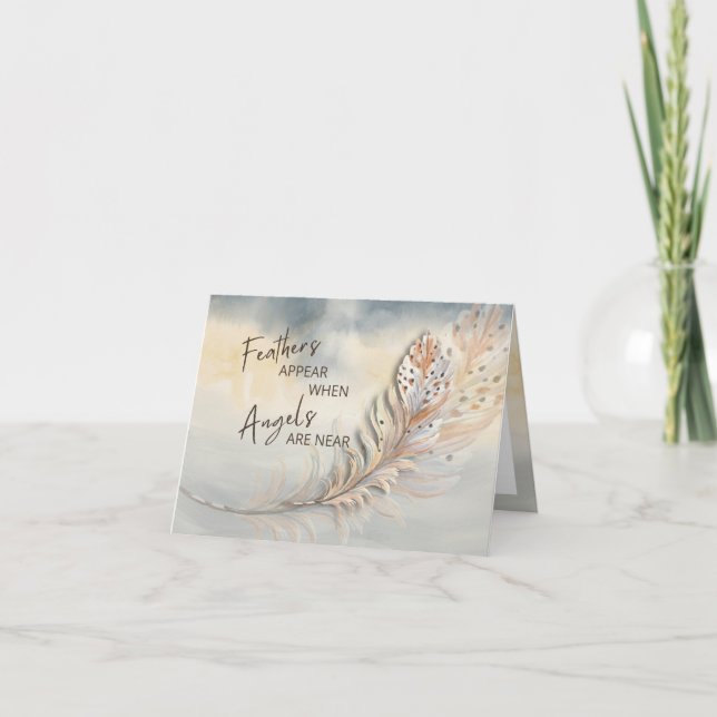 Acuarela inspiradora Feather & Angel Quting (Anverso)