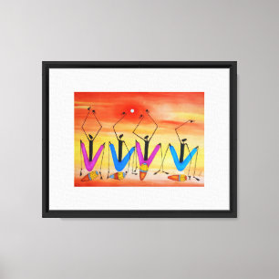 Acuarela Kenia: Arte Africano, Festival de Verano