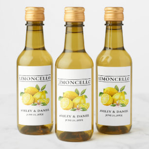 Acuarela Lemons Limoncello Mini Botellas