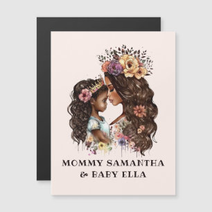 Acuarela Madre negra e hija (2)