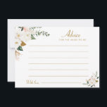 acuarela magnolia consejo floral<br><div class="desc">Un diseño floral sencillo con hermosas flores de acuarela de magnolia. No dude en cambiar los colores y detalles del texto.</div>