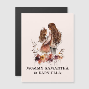 Acuarela Mamá e Hija (1)