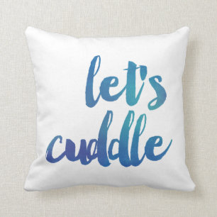 Acuarela moderna Aplastemos almohada decorativa