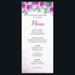 Acuarela moderna Morado Calla Lily Menú Boda<br><div class="desc">Estas tarjetas de menú boda tienen flores de lirio morado de color agua y follaje. Personalízalos con tu propio texto. Visita nuestra tienda para ver toda la gama de productos que puedes personalizar para tu día de boda.</div>