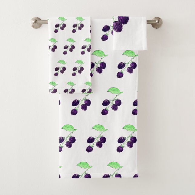 Acuarela Mora Negra Botánica (In situ)