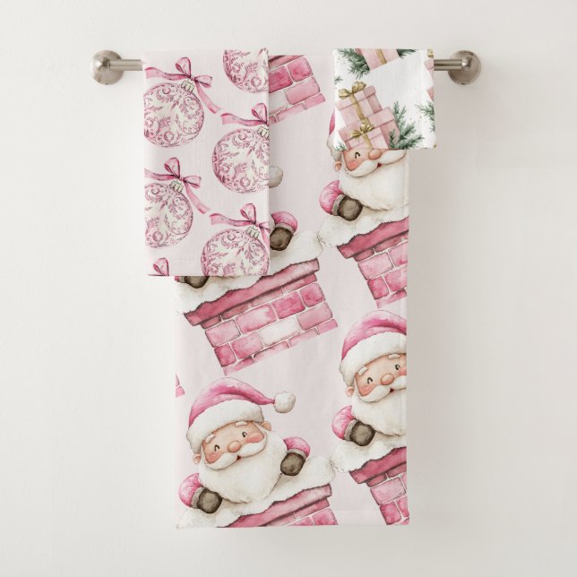 acuarela Nieve rosa Navidades de primer cumpleaños (In situ)