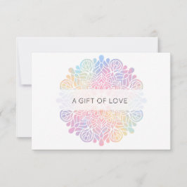 *~* Acuarela Pastel de arcoiris Mandala Espiritual