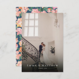 Acuarela Peony Floral Boda Foto Gracias