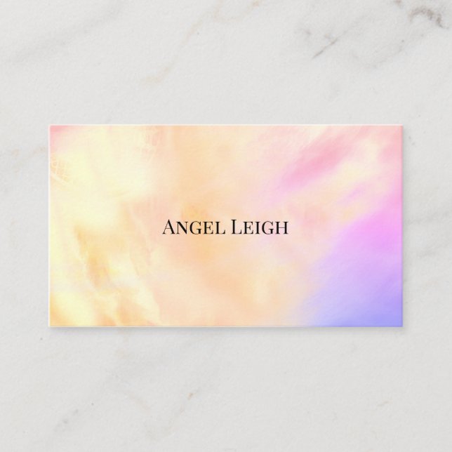 Acuarela, pintura, gráficos, arte, tarjetas de vis (Anverso)