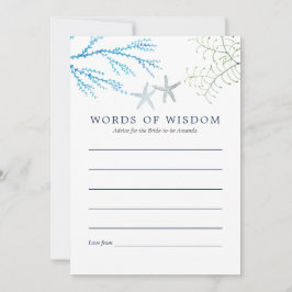 Acuarela Playa Temática de Algas Marinas Consejo d