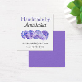 Acuarela púrpura artesanal