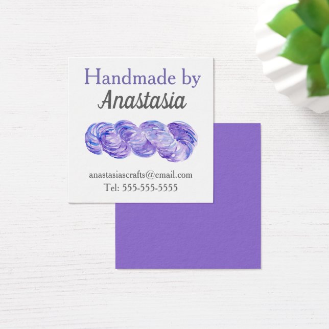 Acuarela púrpura artesanal (Escritorio)