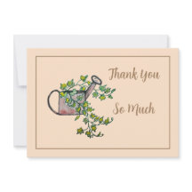 Acuarela Rústica Agua Puede Agradecerte Tarjeta