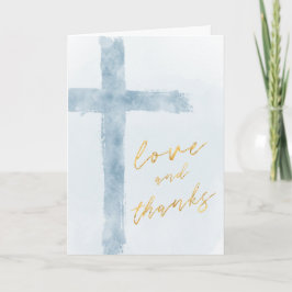 acuarela Santa Cruz Gracias Tarjeta
