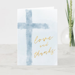acuarela Santa Cruz Gracias Tarjeta