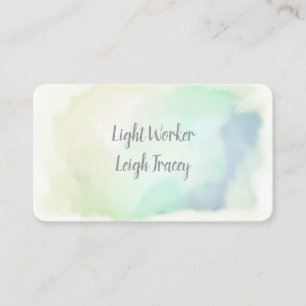 acuarela, tarjetas de visita Swirl Classic