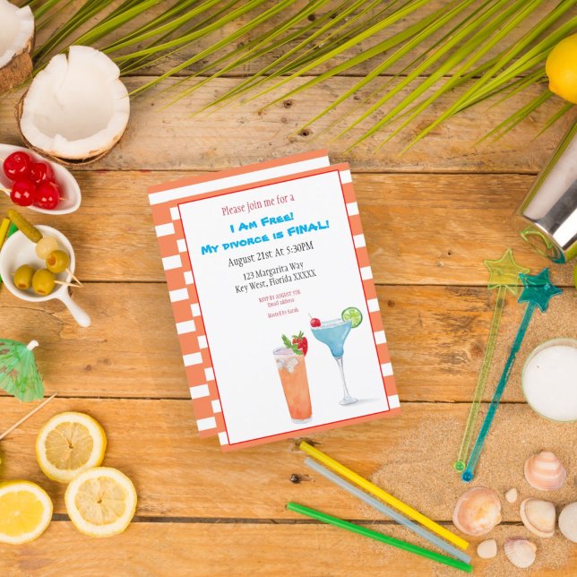 Acuarela Yo Soy Divorcio Libre Es Invitación Final (Subido por el creador)