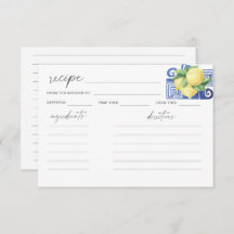 Acuarelas de cítricos de limón gris Ducha de novia