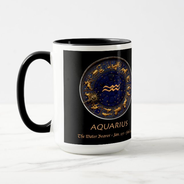 Acuario astrológico de la taza de Paul Whitehead (Izquierda)