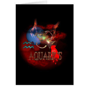 Acuario llevado zodiaco espeluznante de Valxart