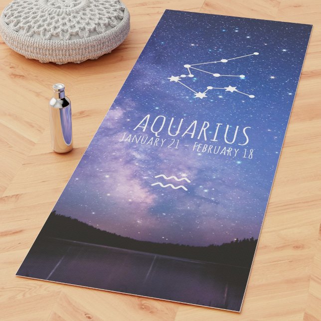 Acuario | Mat de yoga de astrología zodiaca person (Subido por el creador)