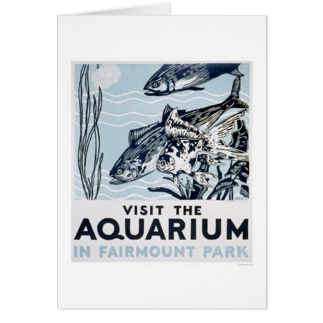 Acuario Phildadelphia WPA 1937 (Frente)