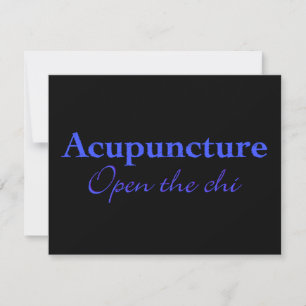 Acupuntura - Abre el chi