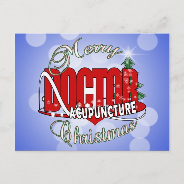 ACUPUNTURA médica MERRY NAVIDAD (Anverso)