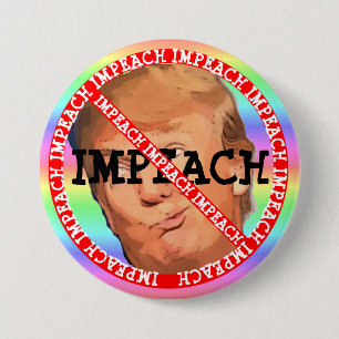 Acuse el botón de Donald Trump