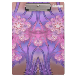 ADALYN ~ PASTEL 3D! Portapapeles rosa y malva GLOS