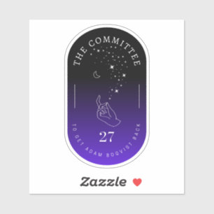 Adam Boqvist Back Twilight Pegatina