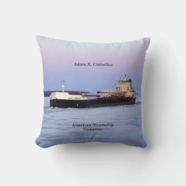 Adam E. Cornelius almohada cuadrada