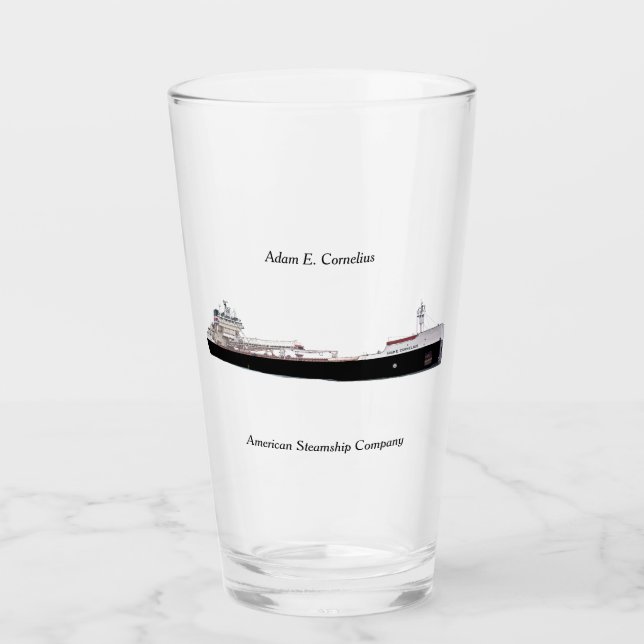Adam E. Cornelius glass (Anverso)