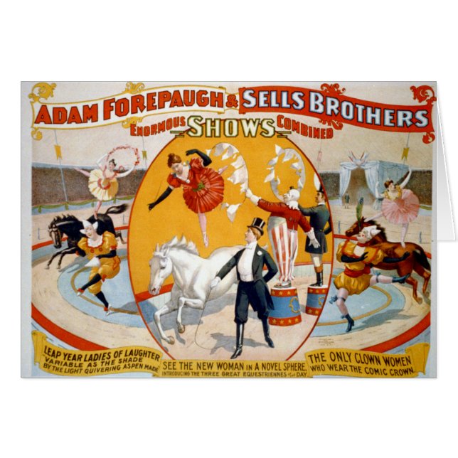 Adam Forepaugh y vende hermanos (Anverso (Horizontal))