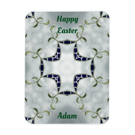 ADAM ~ imán de tarjetas de Easter Verde y Azul ~ ~