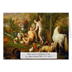 Adán y Eva en el jardín