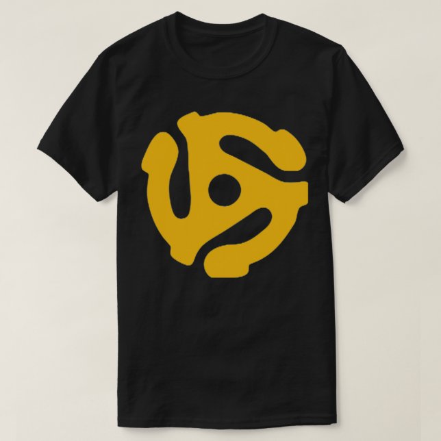 Adaptador de registro de 45 RPM camiseta clásica (Diseño del anverso)