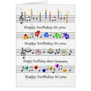 Add a Name Funny Happy Birthday Song Sheet Music