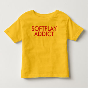 Addicto de Softplay   Camiseta divertida para bebé