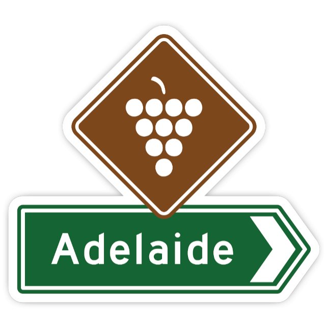 Adelaida, Pegatina de Australia del Sur (Adelaide South Australia Sticker)