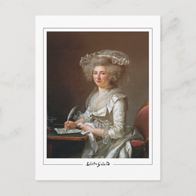 Adélaïde Labille-Guiard #8 - Postal Bella Artes (Anverso)