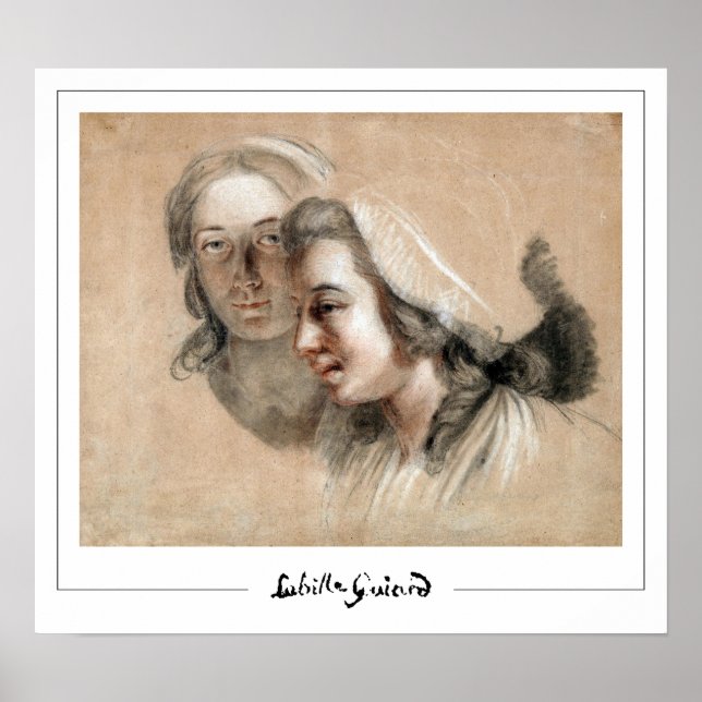 Adélaïde Labille-Guiard cartel de arte de Zedign # (Frente)